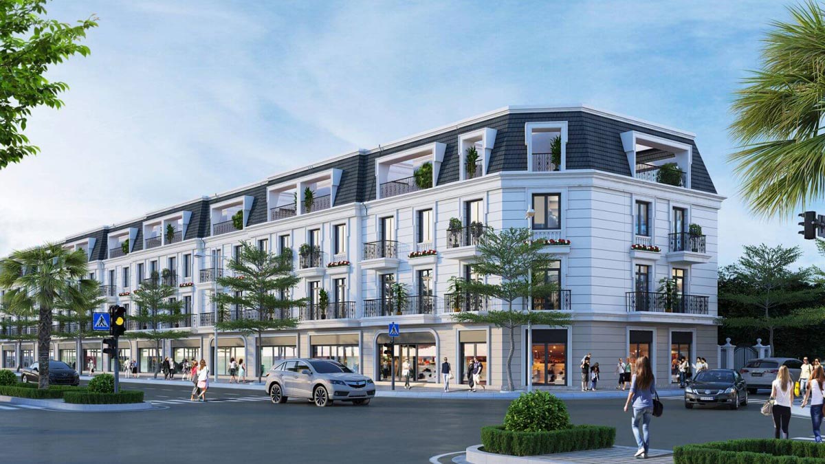 Cho thuê nhà phố shophouse Sunshine Grand Capital Tân Lập, hướng Tây, hoàn thiện cơ bản